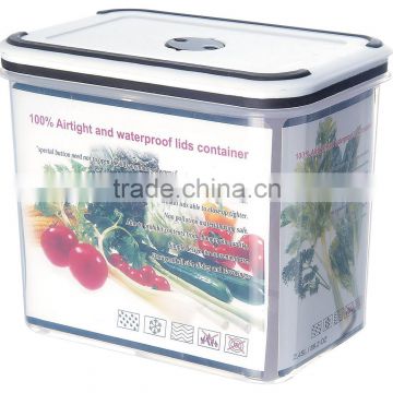 1400ml rectangular snack food container with vent GL9015