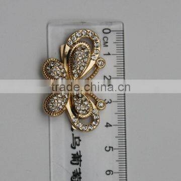 Elegant Butterfly Shape Metal Shoe Decor Shoe Clip For Men Formal Shoes or Dress