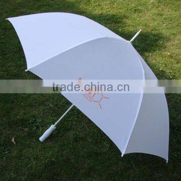 promotional fiberglass silver coating golf umbrella