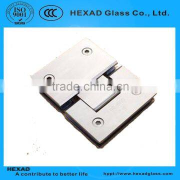 Stainlese Steel Tempered Glass Hinges// HEXAD GLASS