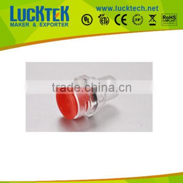 CUC ADAPTOR Clear Red Bodied Fiber Optic Pushfit Connectors