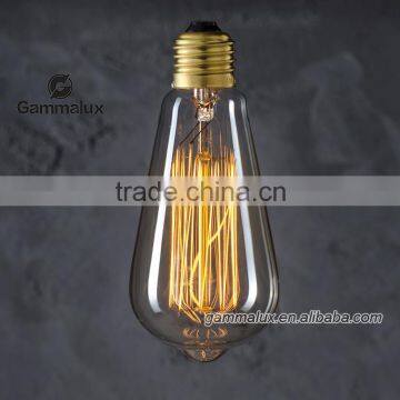 Vintage Style 40w 220v ST64 Decorative Filament Edison Light Bulb                        
                                                Quality Choice