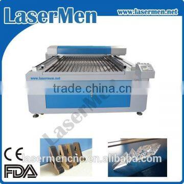 cnc laser acrylic board cutting machine price / flatbed co2 laser cutter wood sheet LM-1318