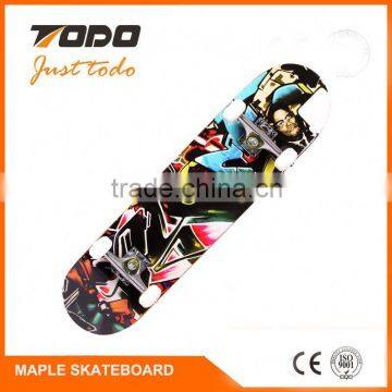 Customized pu cushion maple skateboard company