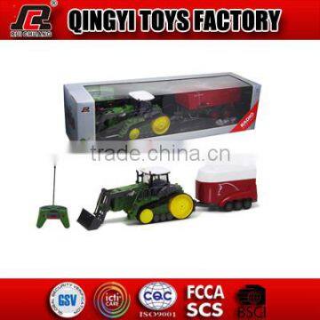 1:28 6CH RC Farm Tractor green toy tractor with good quality RoHS toys