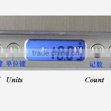 Brushed Stainless Steel High Accuracy Jewelry Scale 0.1g photo-4