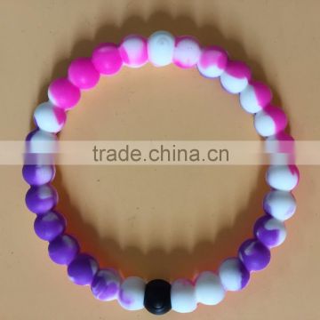 silicone bead bracelet Eco-friendly silicone teething beads