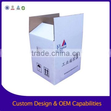 Promotional foldable glossy laminated full color printed paper packing box