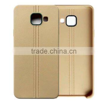 Double Line Leather TPU Case For A310/A3 2016
