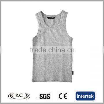 trendy uk good price whole sale price grey color plain singlet