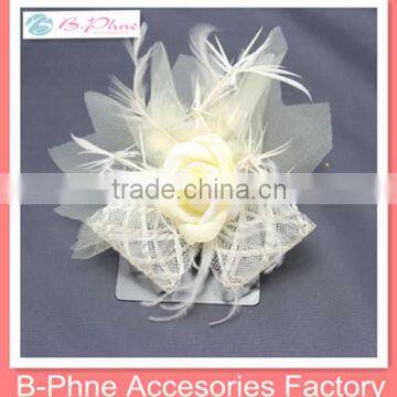 Feather Flower Brooch