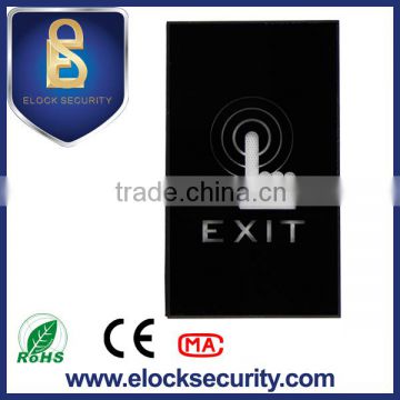 Double LED exit door switch ES326 touch to exit