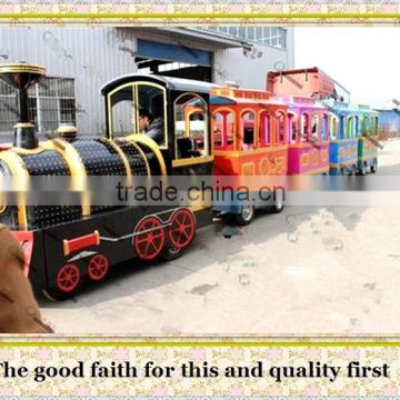 small amusement trackless train rides