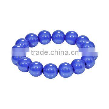 wholesale blue woman ceramic jewelry beads bracelet