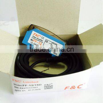 F&C Low cost optical fiber sensor amplifier FF-12 industrial amplifier