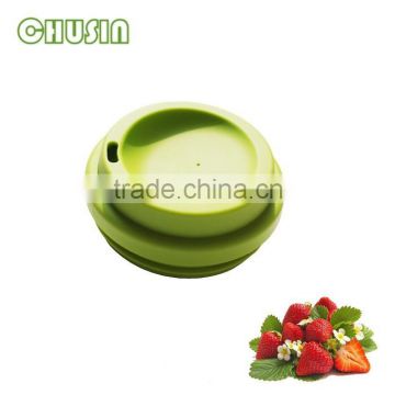 silicone cup lid for cofee cup