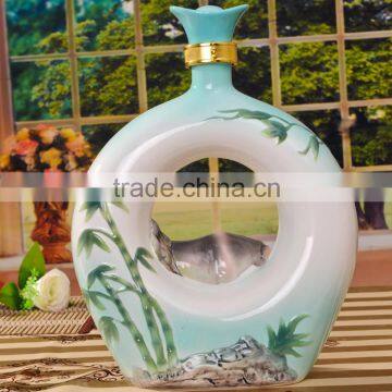 Decoration Zodiac Series Pig Ceramic Wine Bottle for Sales photo-4