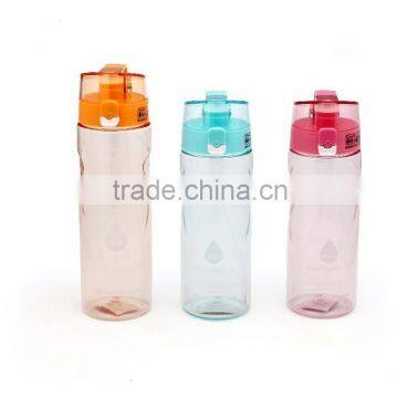 BPA Free plastic sports drinking water bottle