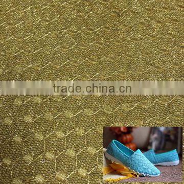 Glitter Mesh PU Synthetic Leather for Shoes