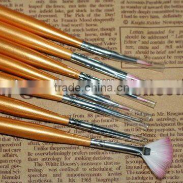 2014 high quality fashion makeup brushes nail brush set for airbrush nail stencil designs