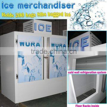 Ice merchandiser freezing 725kg bagged ice