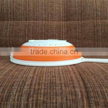 Small Collapsible Plastic Colander With Handle Foldaway Colander photo-4