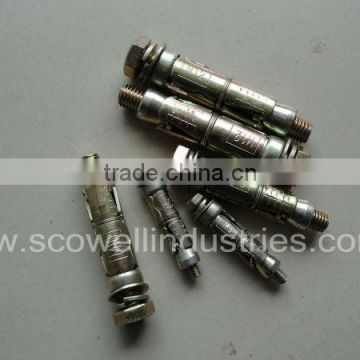 3pcs Type Expansion fix bolt with hexagon head bolt