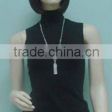 2011-LS014 LADIES VEST TURTLE NECK PULLOVER SWEATER
