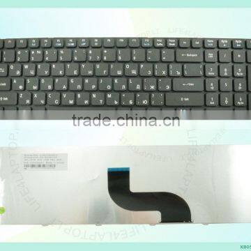 Good Designed Silione RU layout Laptop Keyboards For AC 5536 5536G 5538 5538G in black color