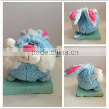 Crazy Rabbit singing and rolling plush rabbit Easter day plush toy