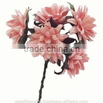 50 pcs handmade Light coral Aster paper flower