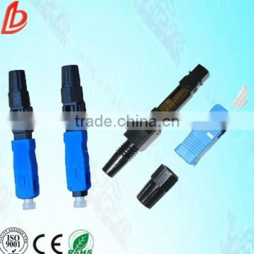 FTTH Products Quick assembly Singlemode simplex SC/UPC Optical fiber Fast connector with high quality and competitive price