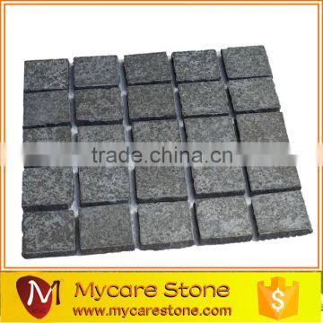 Gray Granite cobblestone net Paste stone paving stone