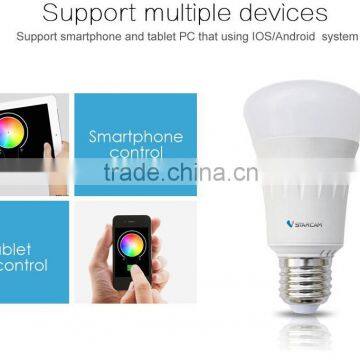 VStarcam Hot selling 6W WF820 smart lamp led wifi light bulb