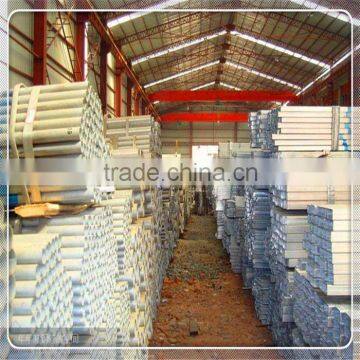 hot dip zinc hollow box section pipe