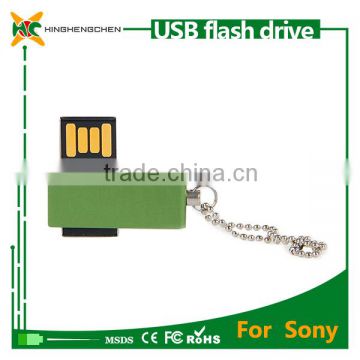 Promotional gift swivel metal mini usb stick memory for sony