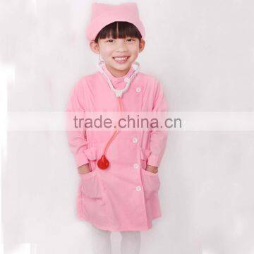 Child Doctor Costume V-neck Scrub Suits/Kid Medical Scrubs for Halloween/Kids medical scrub suit