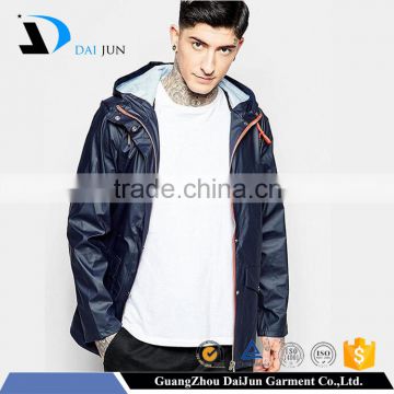 Daijun oem new design custom navy blue nylon sports waterpro of 20000mm windbreaker jacket for men