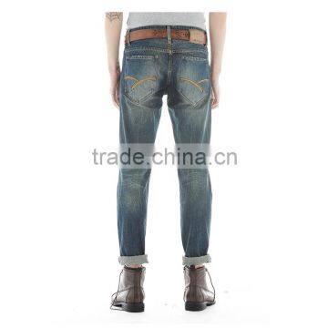 Cotton Restoring Ancient Ways Straight Leg Jeans