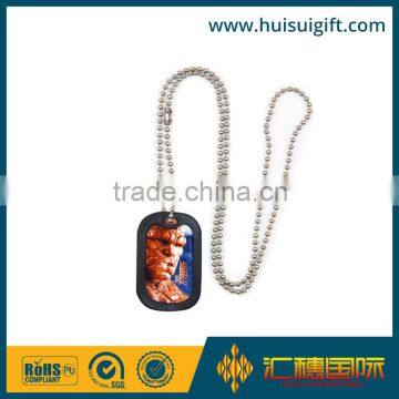 Wholesale special photos custom dog tag with necklace no minimum order