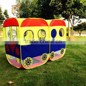 Bus shaped folding child tent