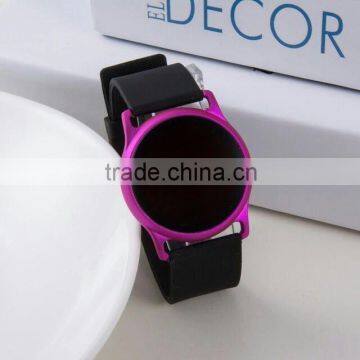 fashion round silicone touch screen led watch digital watch sports wrist watch