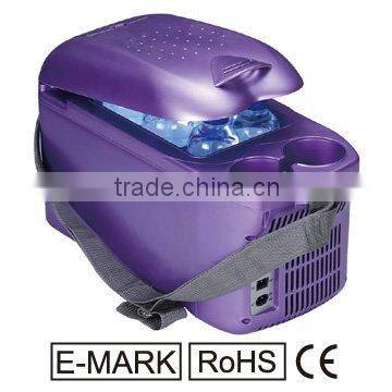 8L mini car fridge with CE,ROHS,E-MARK certificate