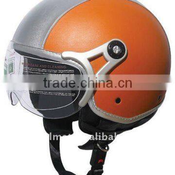 ece open face helmet(leather helmet) smtk-206