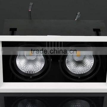 China factory High quality led power supply saa approved 2*7w led grille light