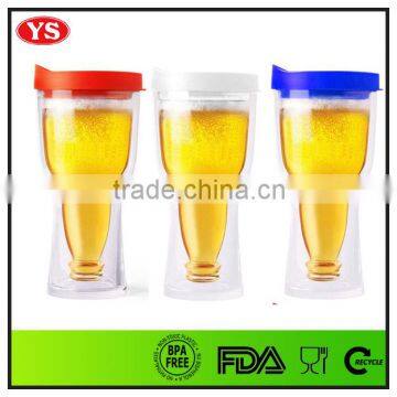 14oz bpa free double wall plastic beer mugs wholesale