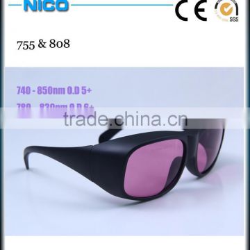 laser goggles laser glasses 755nm & 808nm