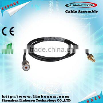 SMA female to UHF SO239 female with O-ring for pigtail cable RG58