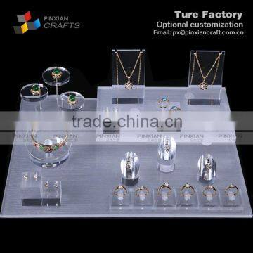 cutomized Two layers multi-function jewelry display shelf