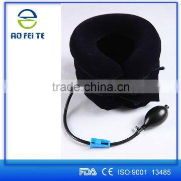 Aofeite Full Flannel Inflatable Air Neck Traction /Soft Air-pressure Neck Traction Cervical Collar photo-5